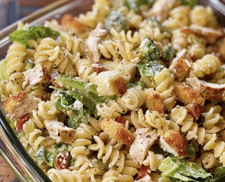 Chicken Caesar Pasta Salad Recipe