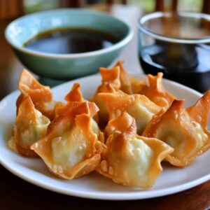 Crispy Cream Cheese Wontons Recipe