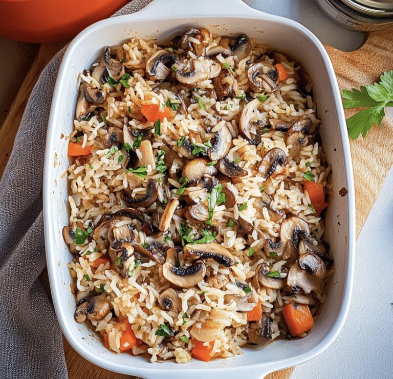 Hearty Mushroom Rice Recipe