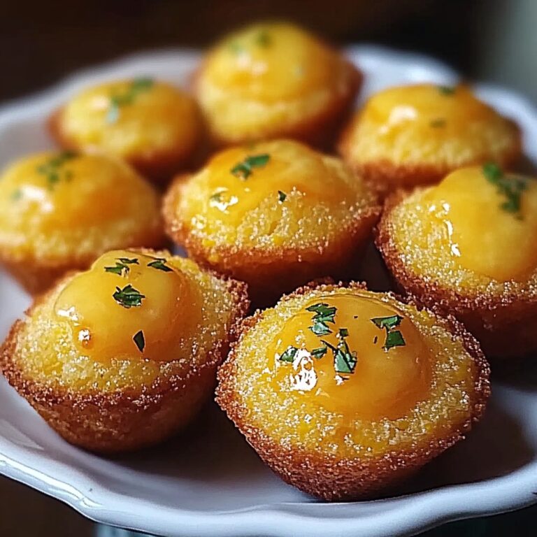 Golden Southern Honey Butter Cornbread Poppers Recipe