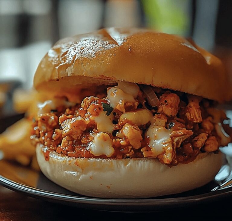 Cajun Chicken Sloppy Joes Recipe