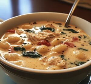Hearty Olive Garden Chicken Gnocchi Soup Recipe
