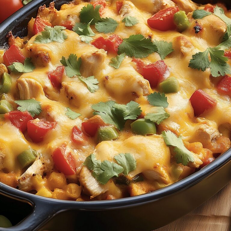Hearty Fiesta Chicken Casserole Recipe