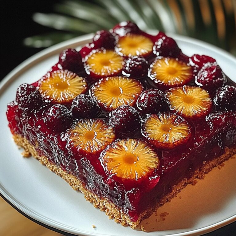 Cranberry Pineapple Upside-Down Cake Recipe