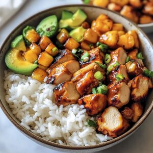 Hot Honey Chicken Bowls Recipe