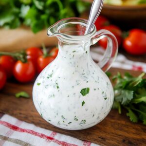 Zesty Cilantro Lime Ranch Dressing Recipe