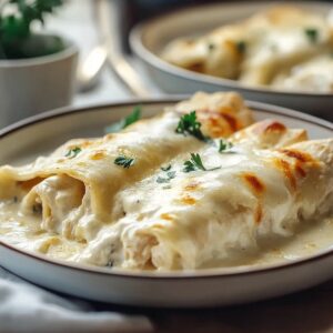 White Chicken Enchiladas Recipe