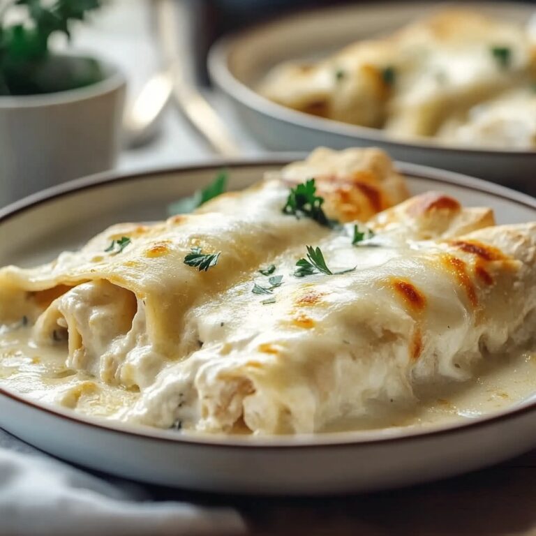 White Chicken Enchiladas Recipe