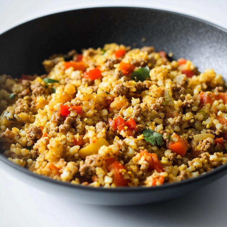 Healthy Cauliflower Rice With Ground Turkey Recipe