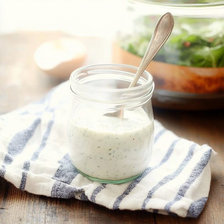 Creamy Homemade Ranch Salad Dressing Recipe