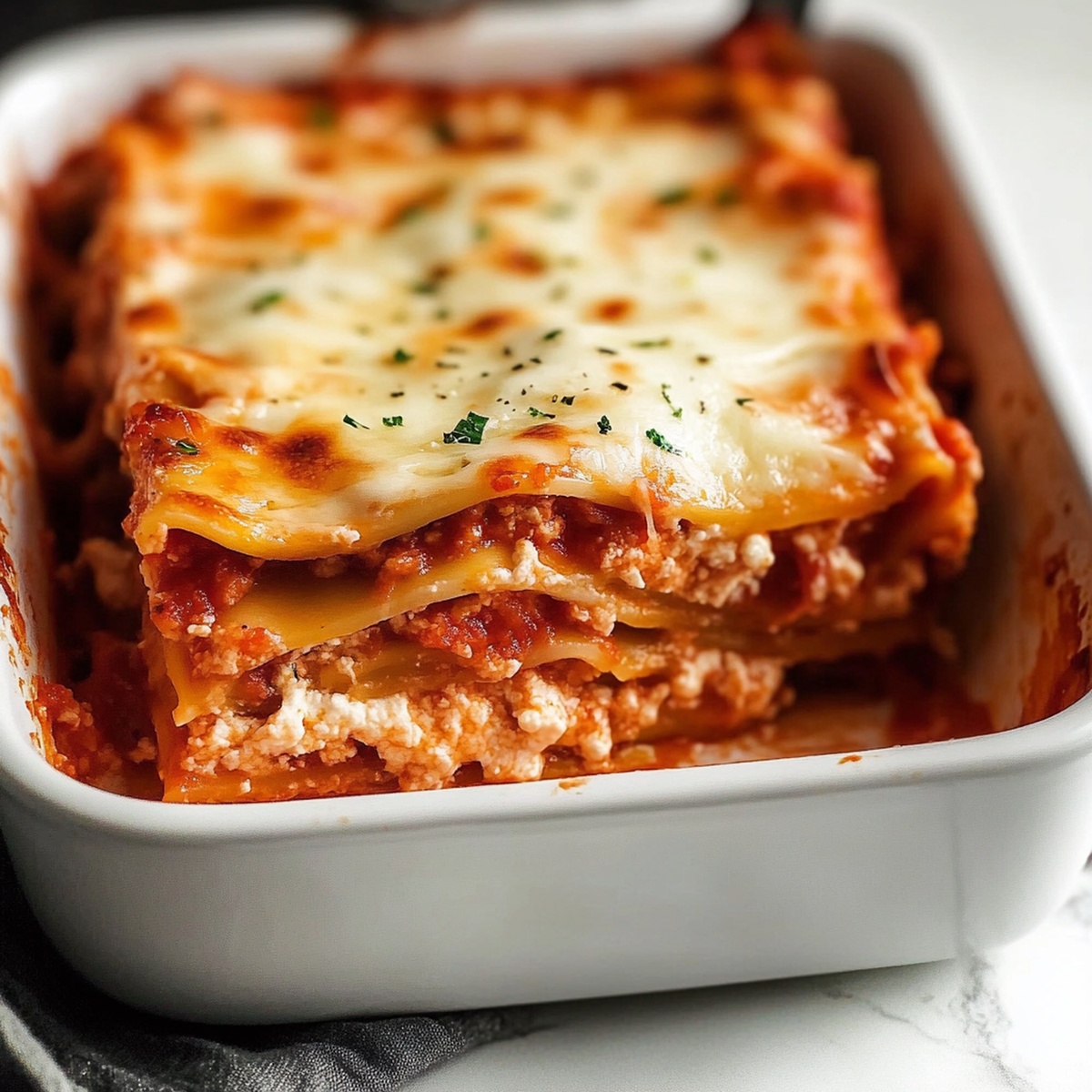 Creamy Cottage Cheese Lasagna Recipe