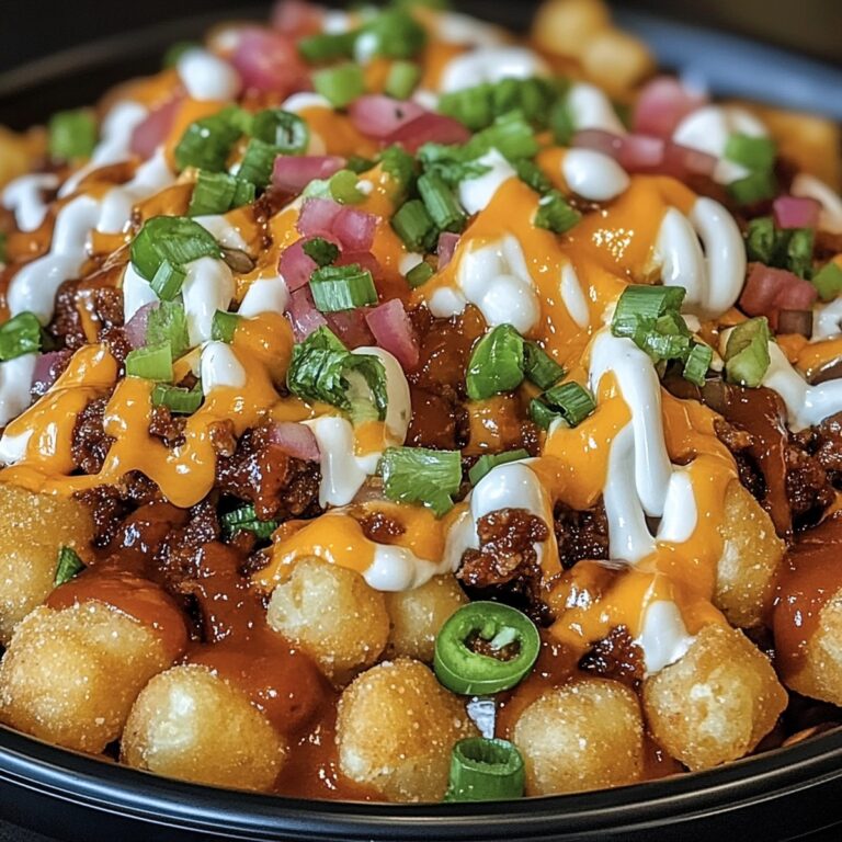 Loaded Cowboy Bbq Tater Tot Nachos Recipe