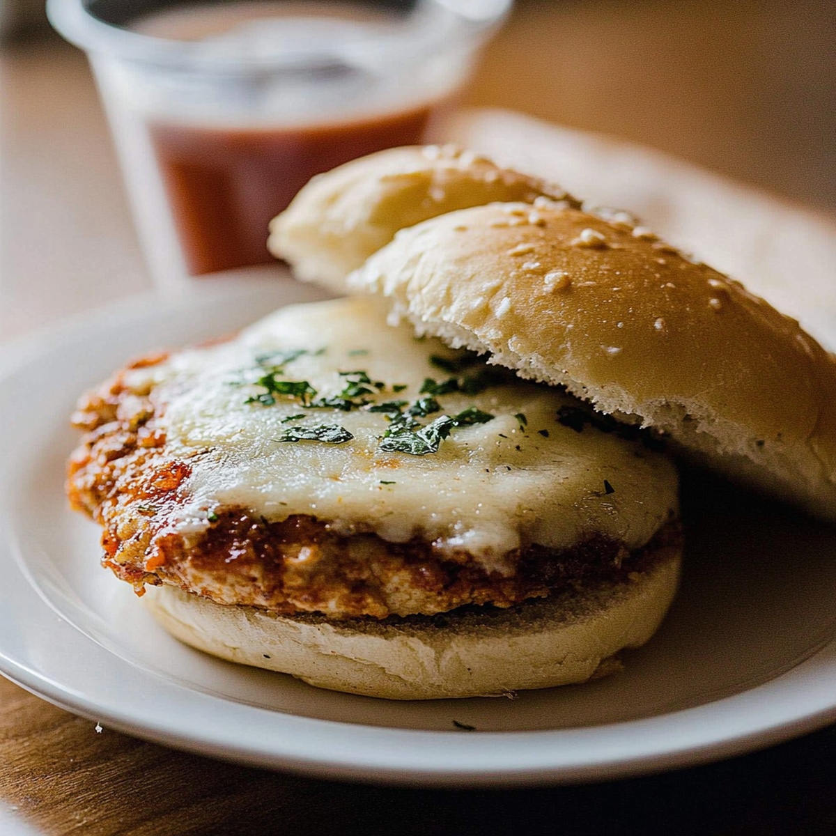 Crispy Blackstone Smashed Chicken Parmesan Sandwich Recipe