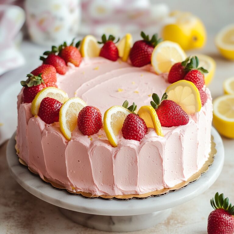 Strawberry Lemon Cake Recipe