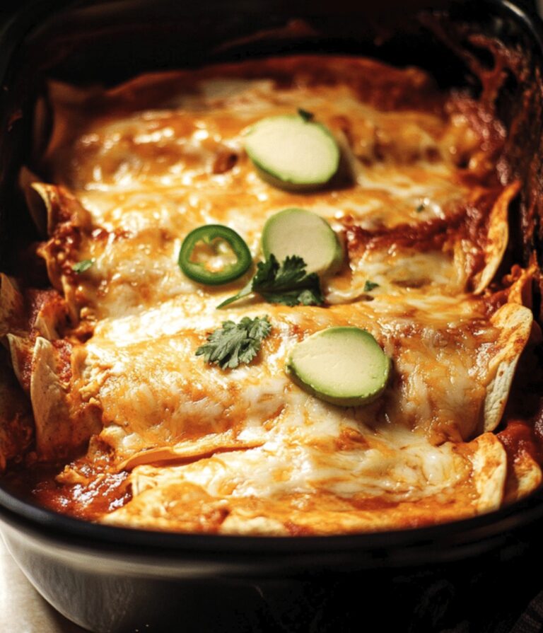 Effortless Slow Cooker Chicken Enchiladas Recipe