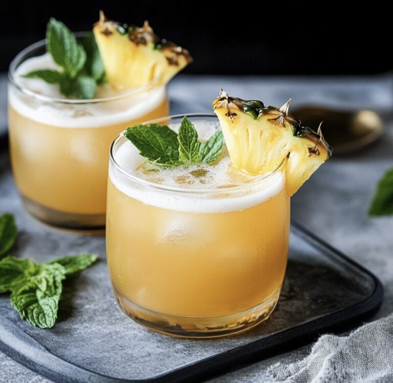 Smooth Bourbon Pineapple Smash Recipe