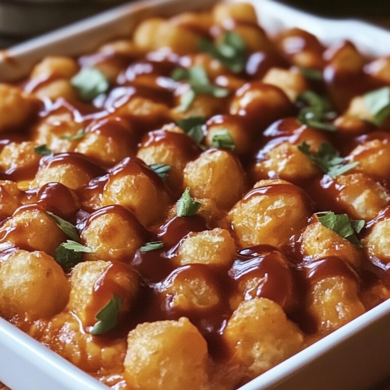 Bbq Chicken Tater Tot Casserole Recipe