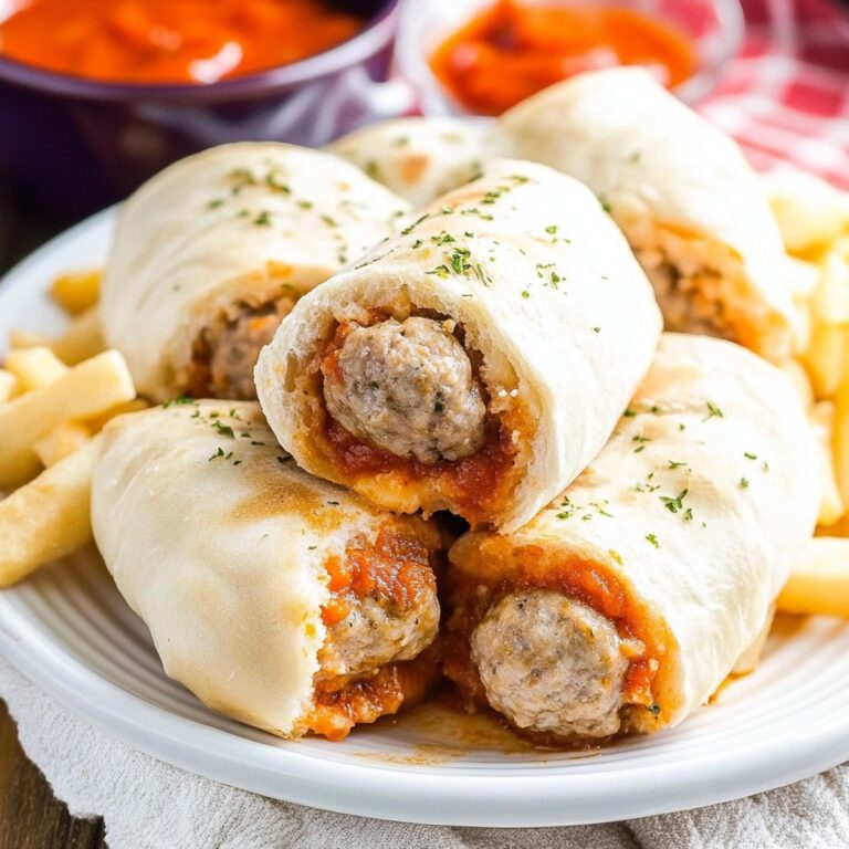 Cheesy Meatball Sub Bites Recipe