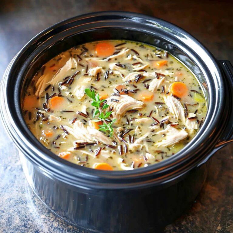 Hearty Slow Cooker Chicken And Wild Rice Soup Recipe