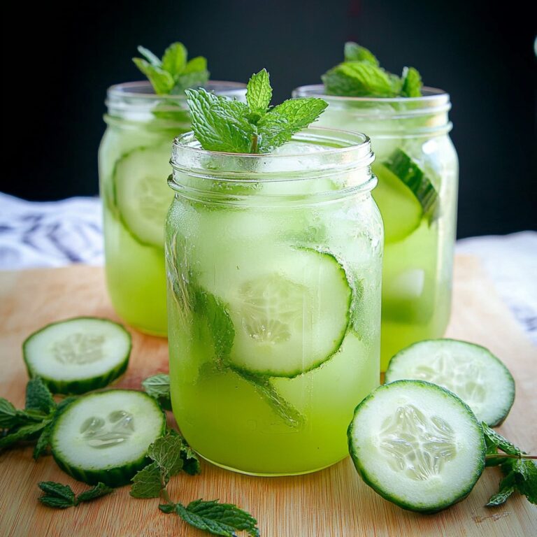 Crisp Cucumber, Mint And Lime Refreshers Recipe