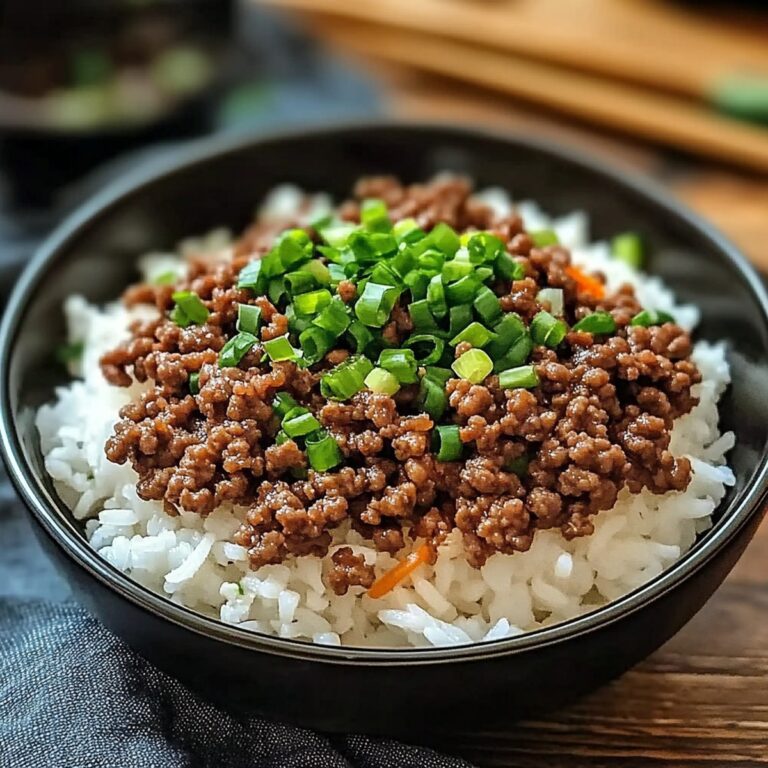 Hearty Korean Ground Beef Bowl Recipe