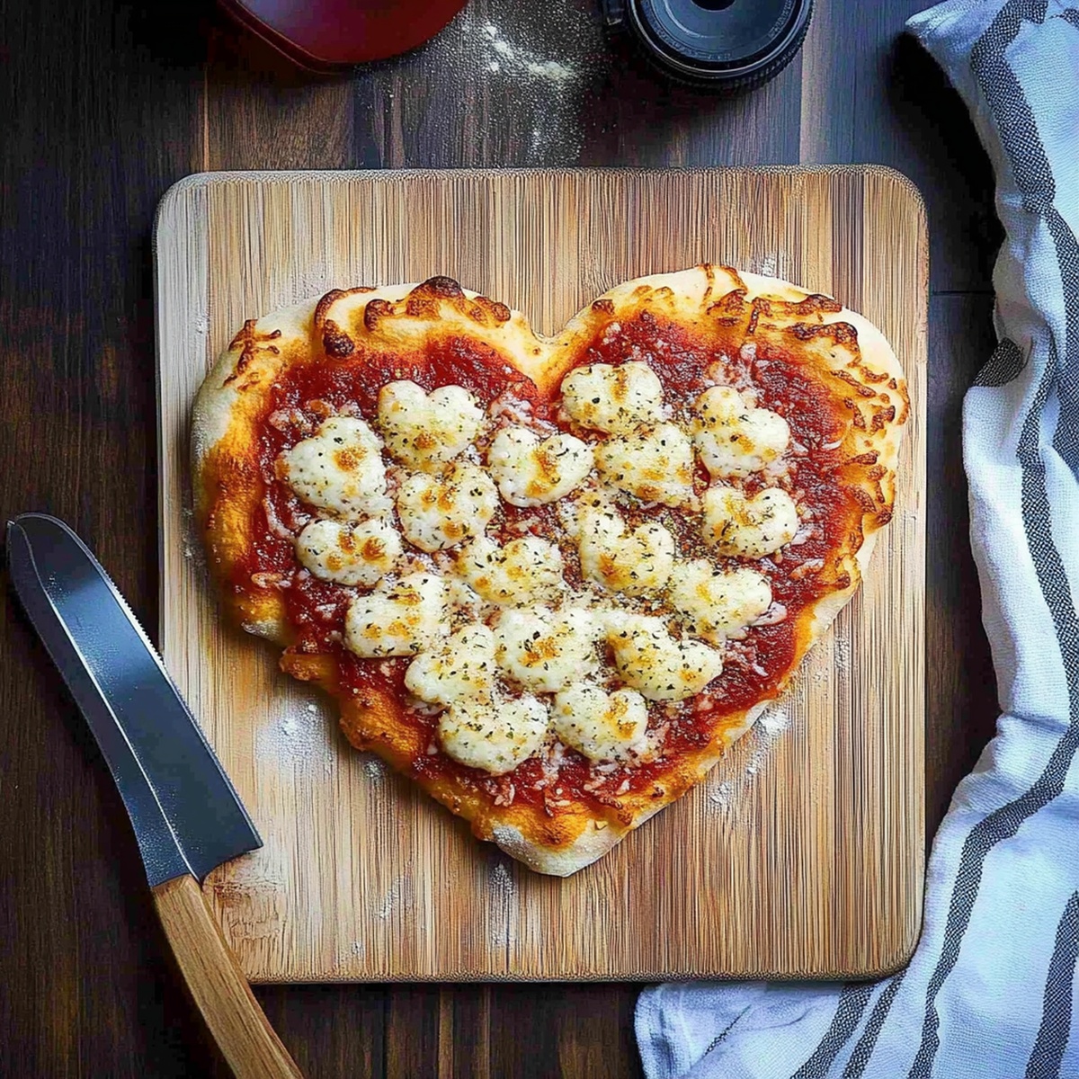 Heart-Shaped Pizza Recipe