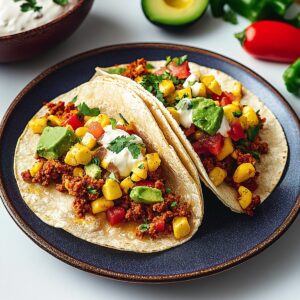 Hearty Chorizo Breakfast Tacos Recipe
