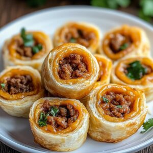Crunchy Air Fryer Taco Pinwheels Recipe