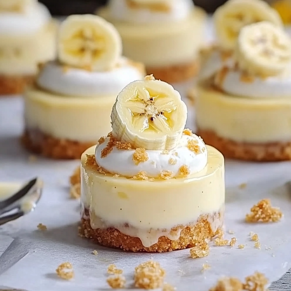 Mini Banana Pudding Cheesecakes Recipe
