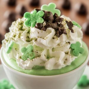 Shamrock Cheesecake Fluff Recipe