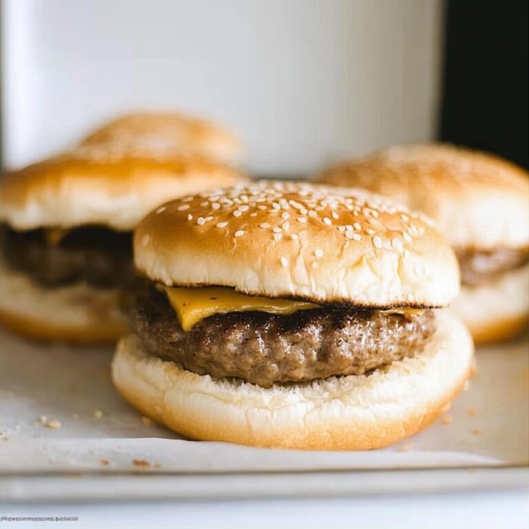 Burgers In The Oven Recipe