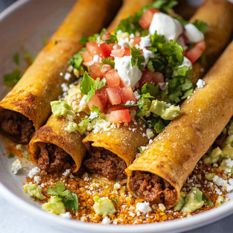 Oven Baked Beef Taquitos Recipe