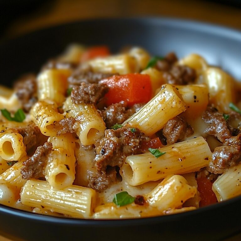 Philly Cheesesteak Pasta Recipe