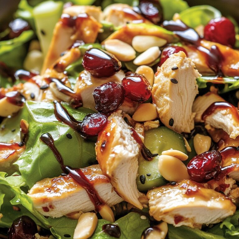 Asian Chicken Cranberry Salad Recipe