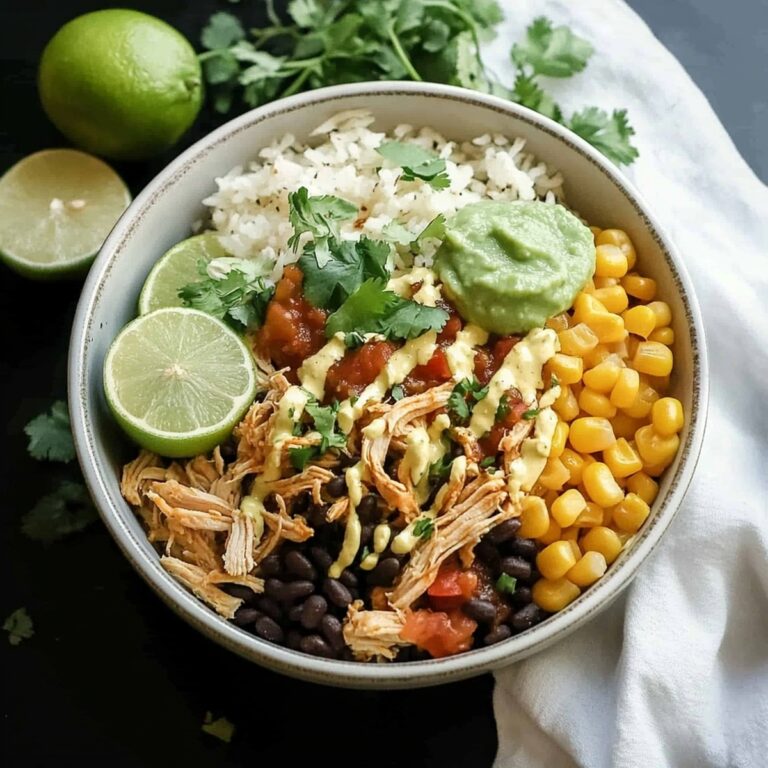 Hearty Slow Cooker Chicken Burrito Bowl Recipe