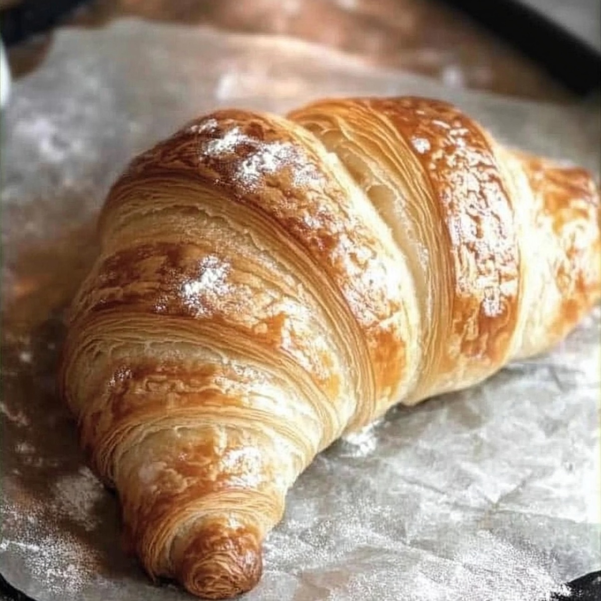 Homemade Flaky Croissants Recipe