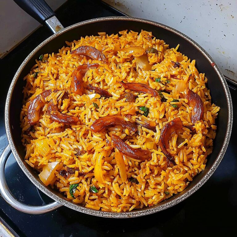 Native Jollof Rice (Palm Oil Jollof) Recipe
