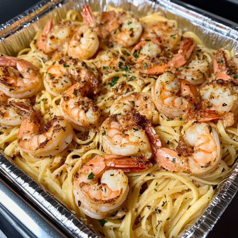 Copycat Cheesecake Factory Shrimp Scampi Linguine Recipe
