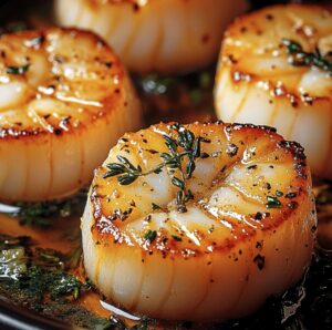 Succulent Garlic Butter Baked Scallops Recipe