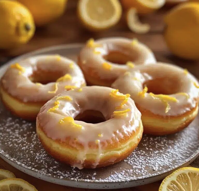 Tangy Lemon Donuts Recipe