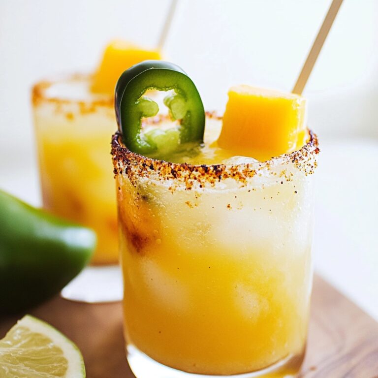 Tangy Mango Jalapeno Margarita Recipe