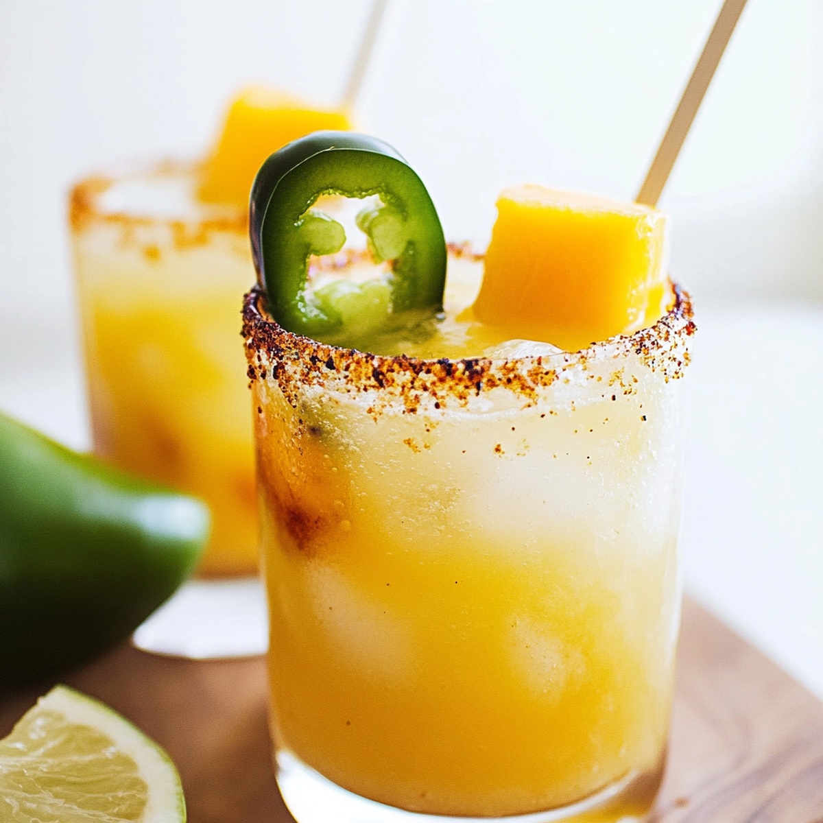 Tangy Mango Jalapeno Margarita Recipe