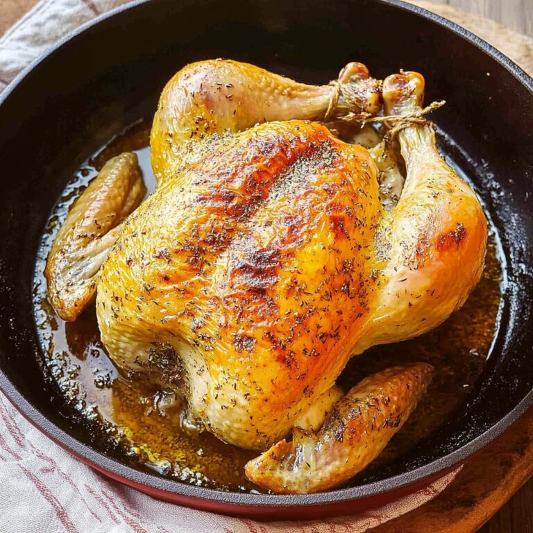 Juicy Oven Roasted Chicken Recipe