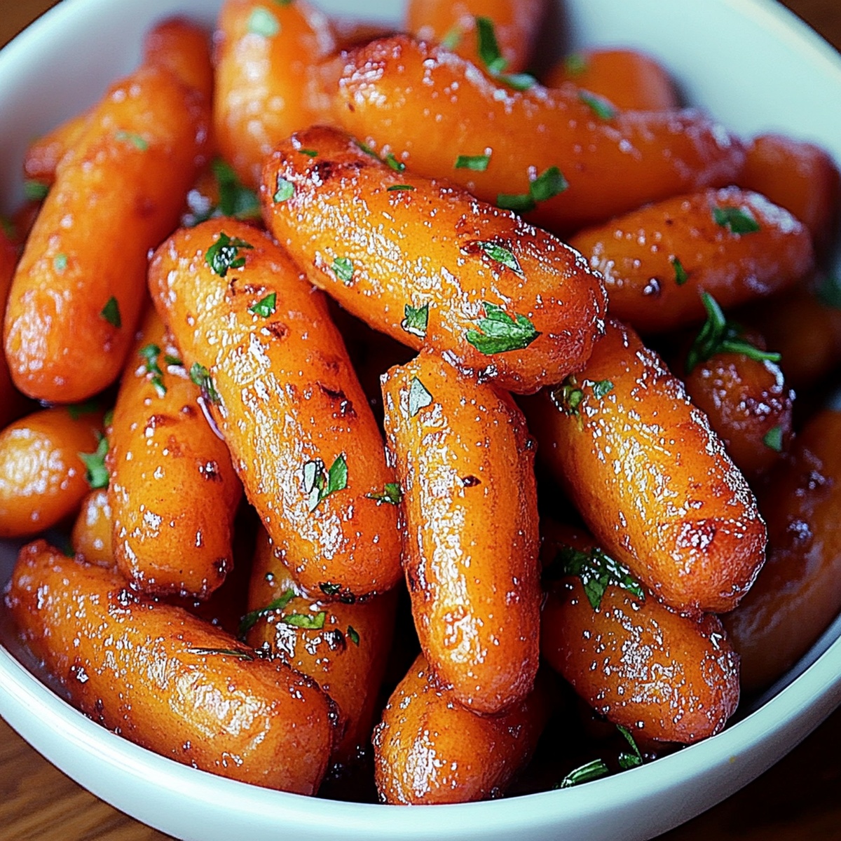 Caramelized Honey Roasted Baby Carrots Recipe