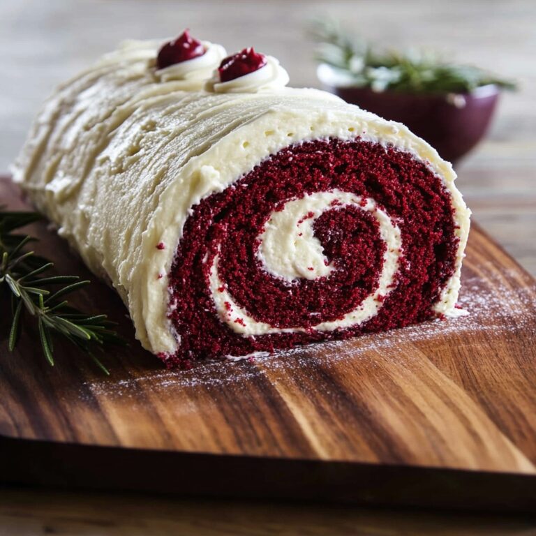 Red Velvet Cake Roll Recipe