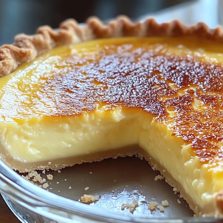 Classic Egg Custard Pie Recipe