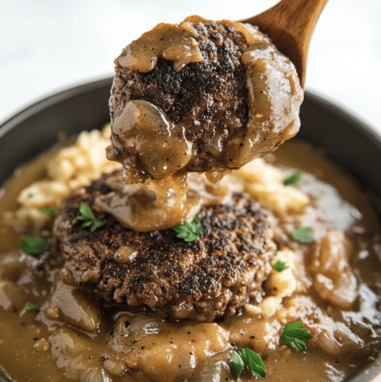 Hearty Hamburger Steak And Gravy Recipe