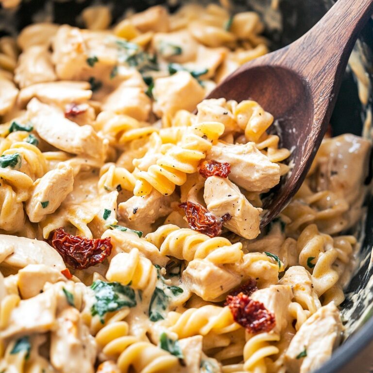 Creamy Sun-Dried Tomato Chicken Pasta Recipe