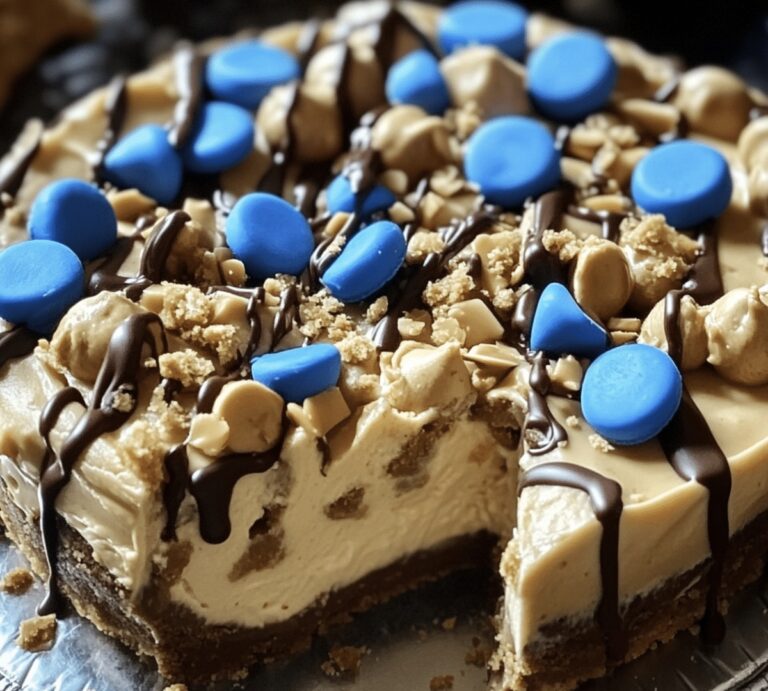 Monster Cookie Peanut Butter Cheesecake Pie Recipe