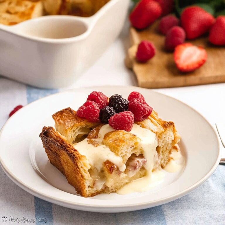 Croissant Bread Pudding Recipe